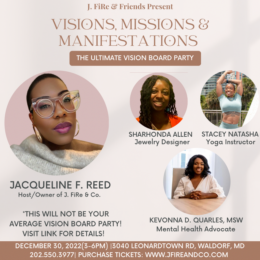 Visions, Missions & Manifestations Vision Board Party