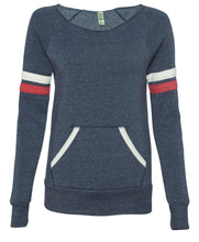 Off The Shoulder Fleece with Disco Glitter Logo