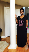 VNeck Side Slit Maxi Dress (SOLD OUT. EMAIL FOR PREORDER)