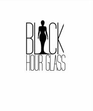 Classic Black Hour Glass Apparel Tshirt GLITTER LOGO