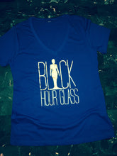 Classic Black Hour Glass Apparel Tshirt