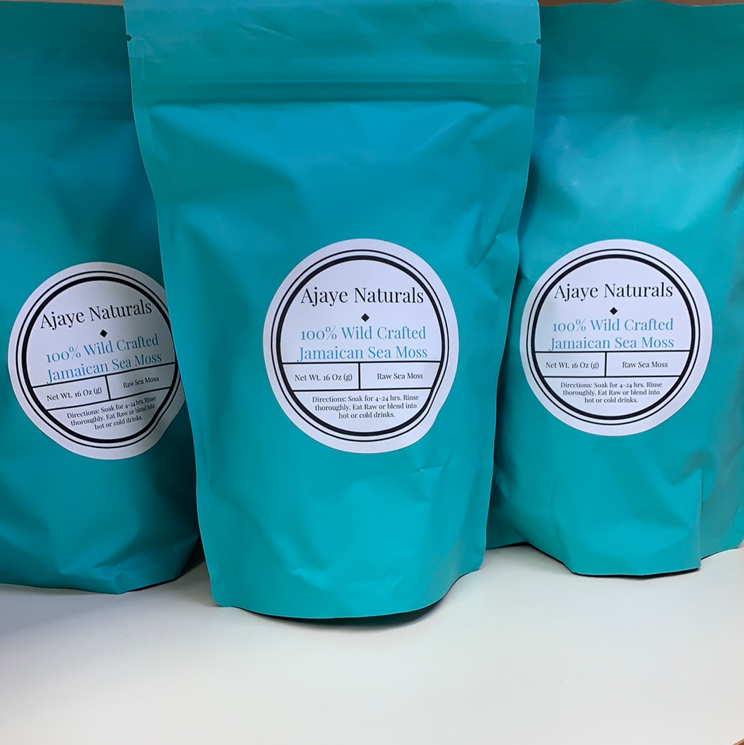 Raw Sea Moss (100% Wild Crafted from Jamaica)