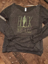 Off The Shoulder Fleece with Disco Glitter Logo